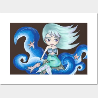 Mermaid Posters and Art